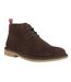 Mens Creed Leather Lace Up Chukka Boots Brown Dune London-1