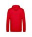 Sweat À Capuche Homme Rouge B&C-2