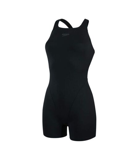 Maillot De Bain Shorty Uni Femme Noir Speedo