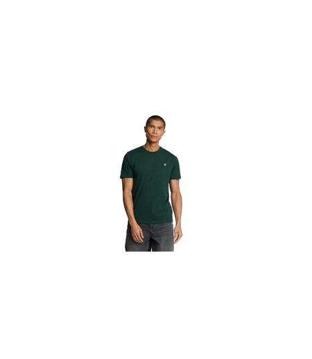 T-shirt Manches Courtes Motif/style Logo Homme Vert Foncé Lyle & Scott