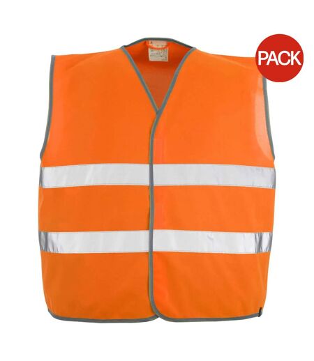 Gilets Haute Visibilité Safe Classic Weyburn Adulte Orange Fluo Mascot