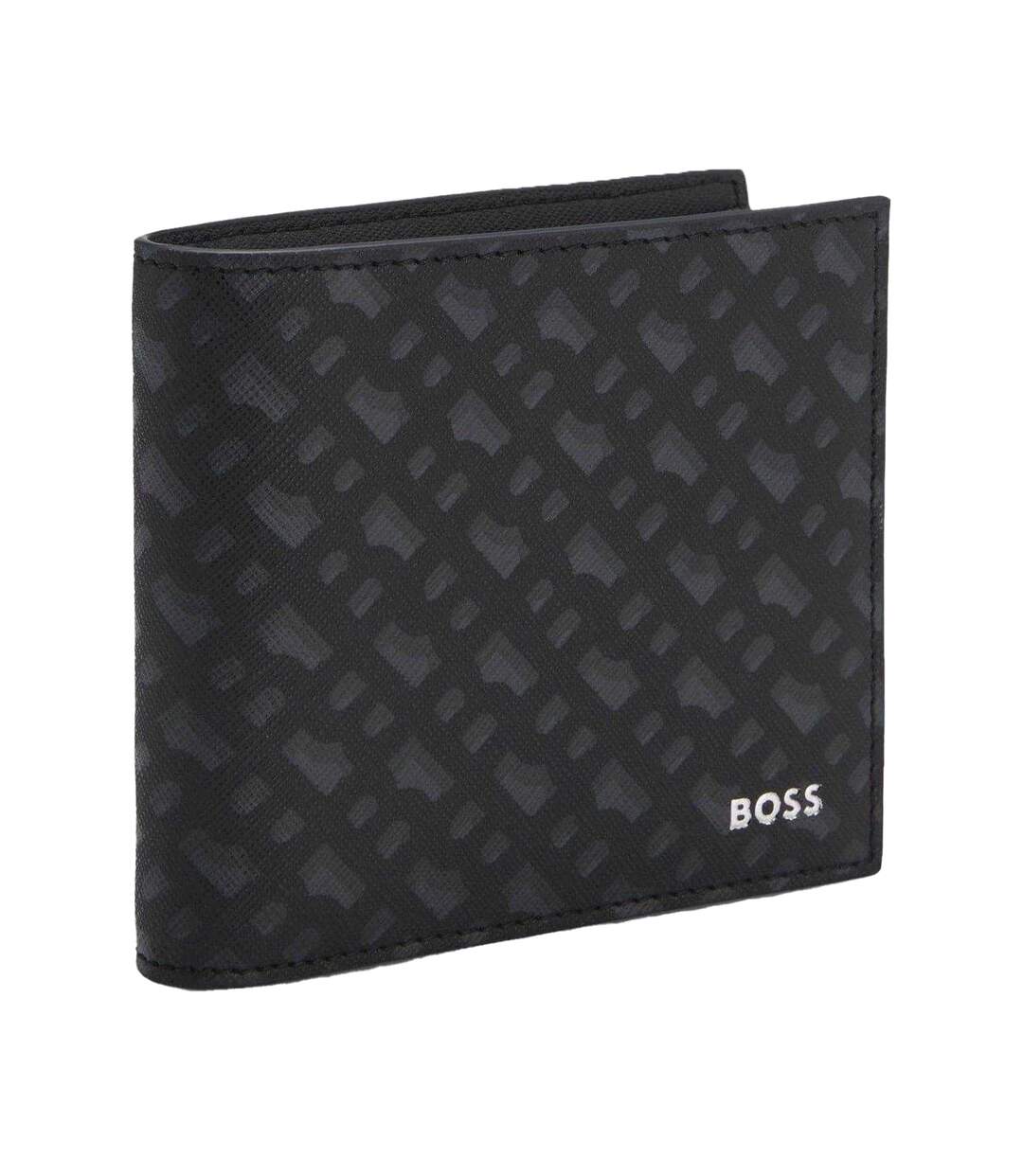 Portefeuille Motif/style Géométrique Zair Taille Unique Noir Boss-2