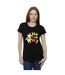 Disney T-shirt en coton Winnie The Pooh Ho Ho Ho Ho pour femmes/femmes (Noir) - UTBI44901-2