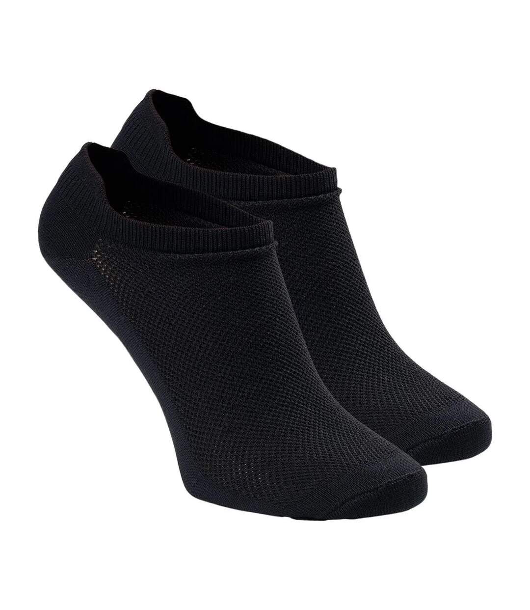 Socquettes Garaf Femme Pêche Perlé Noir IQ-2