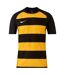 T-shirt Manches Raglan Rugby Motif/style Rayures Contrastées Homme Noir Jaune Foncé Nike-1