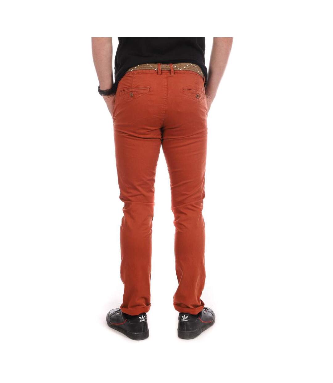 Pantalon chino orange homme teddy smith pallas-2