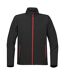 Veste softshell - Homme - KSB-1 - noir et rouge bright