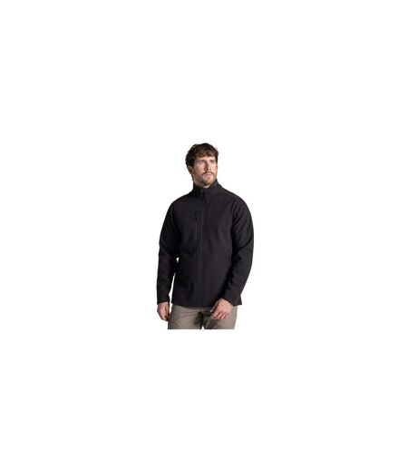 Mens Kiwi 3 Layer Soft Shell Jacket Black Craghoppers Expert