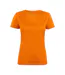 Womens/ladies Run T-shirt Orange Printer RED-1