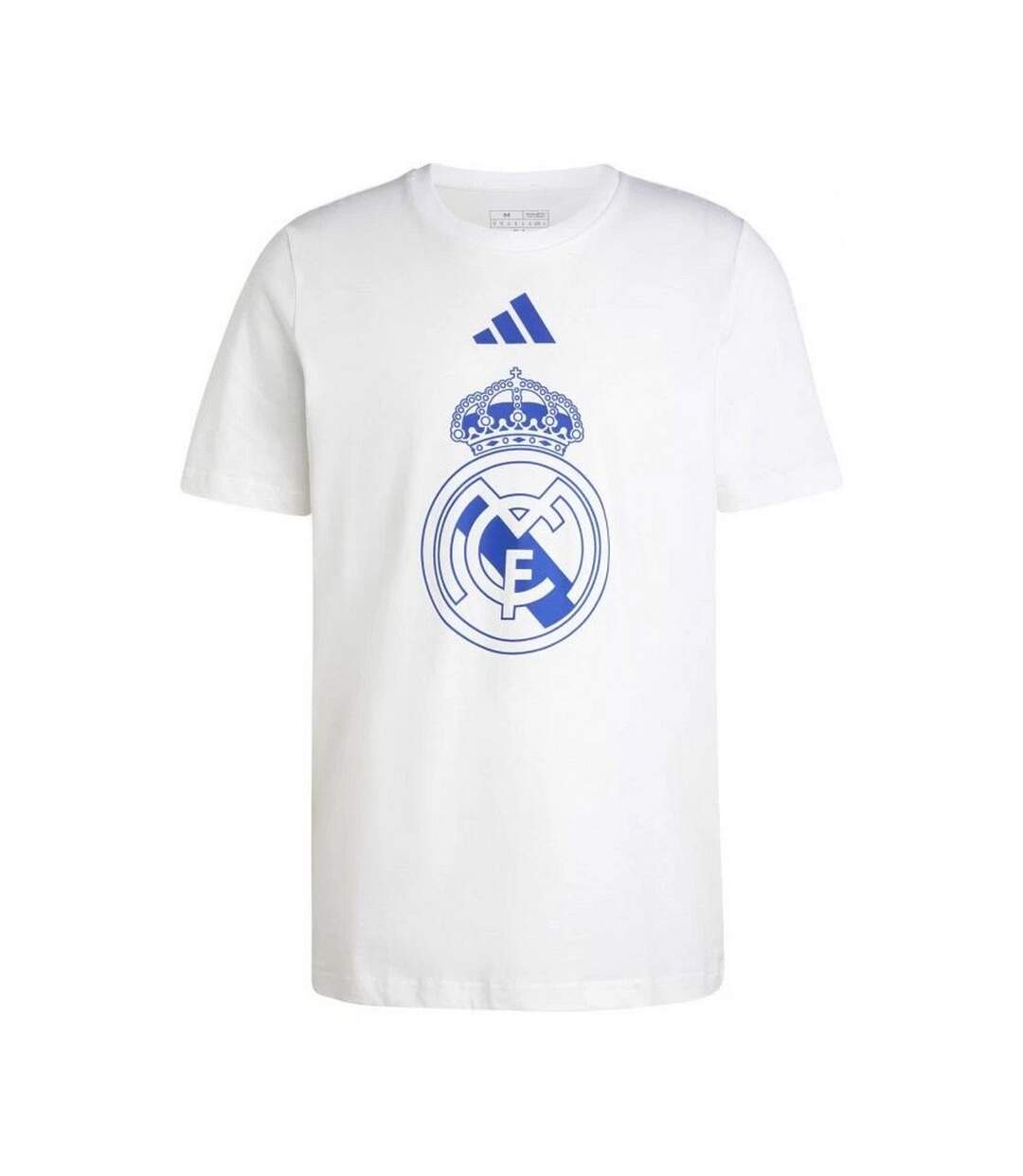 T-shirt Motif/style Real Madrid Cf Dna Homme Blanc Adidas-1