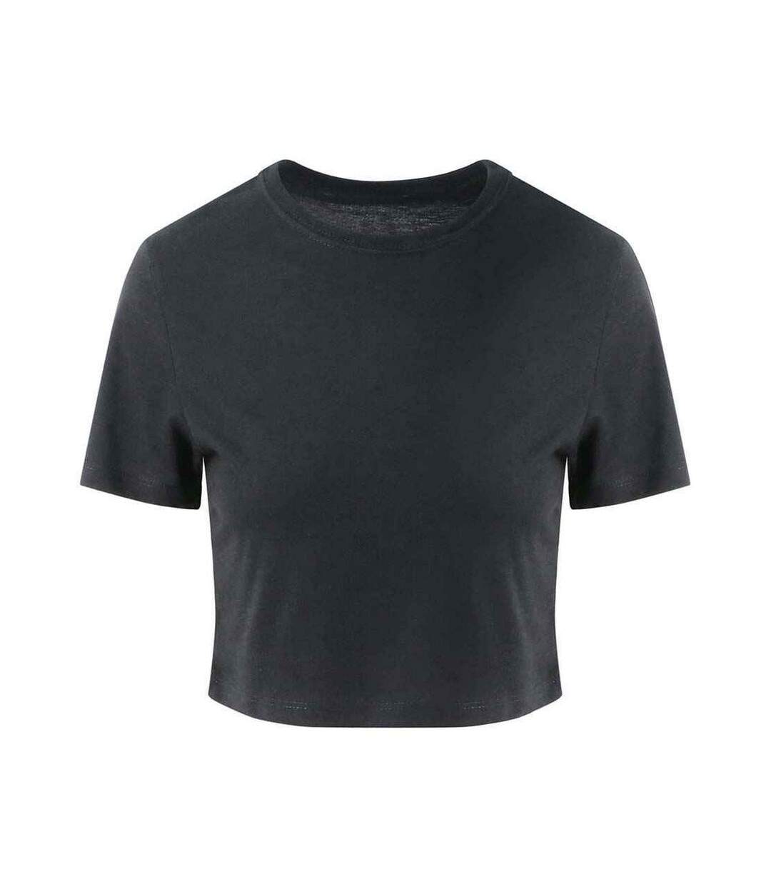 T-shirt Girlie Femme Noir Awdis-1