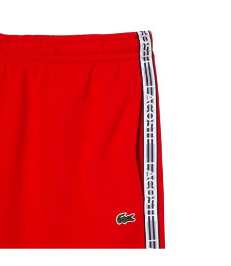 Short homme orange Lacoste