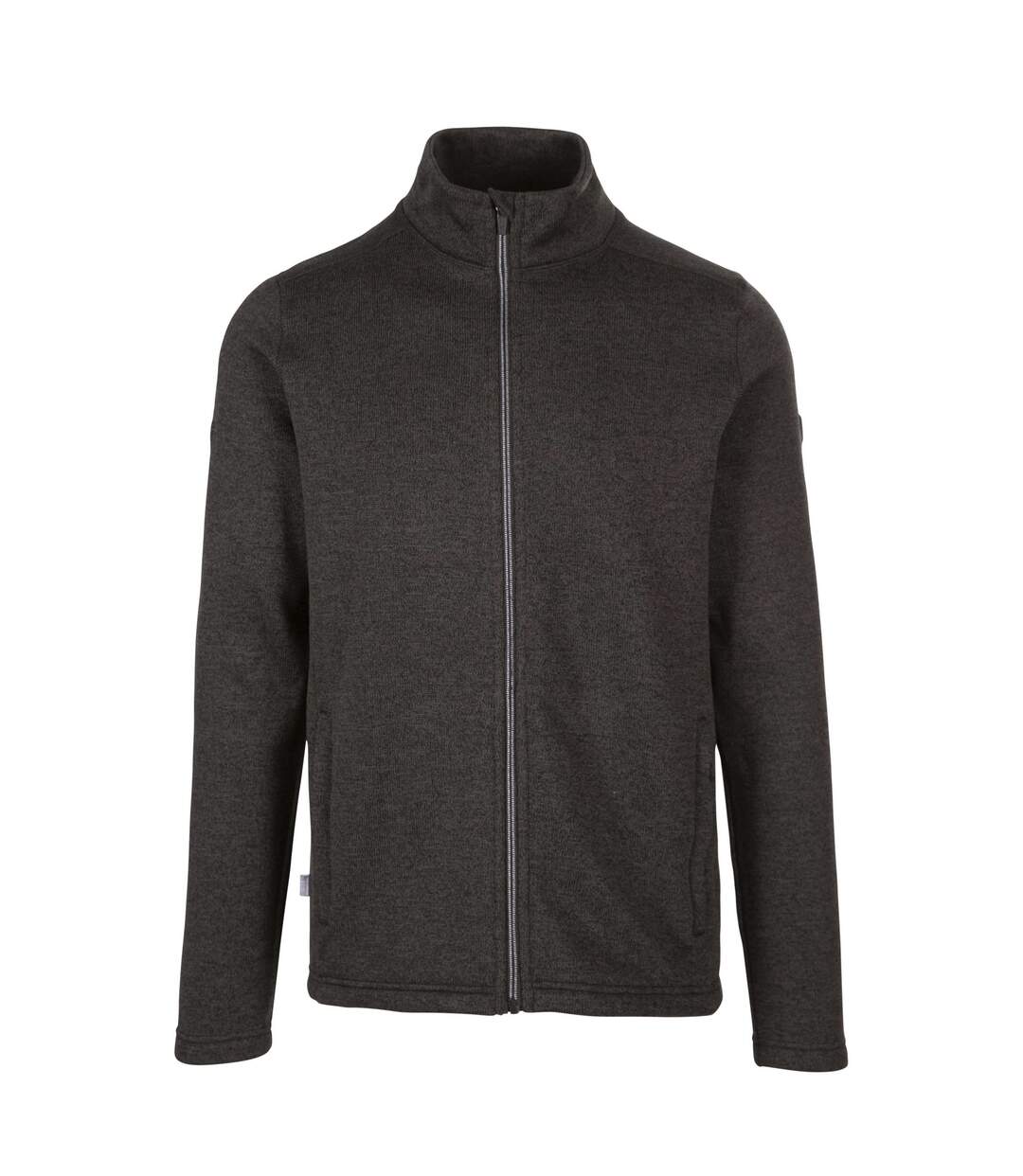 Veste polaire rundel homme gris foncé chiné Trespass-1