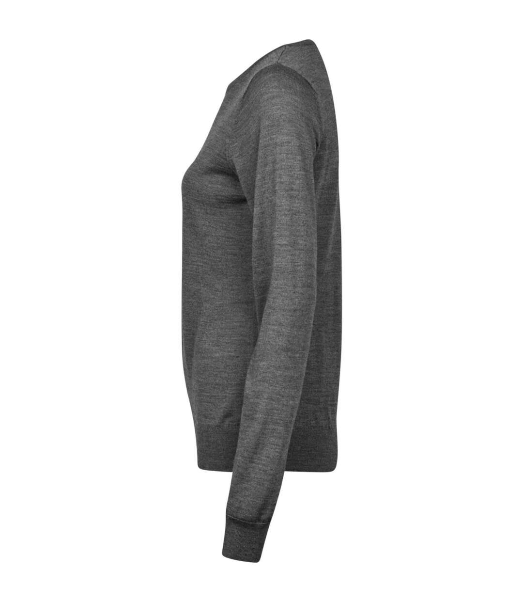 Sweat Femme Gris Chiné Tee Jays-4