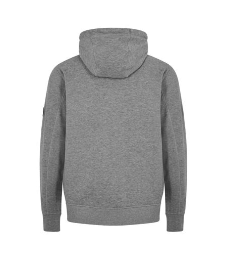 Mens Brunel Full Zip Hoodie Grey Marl Firetrap