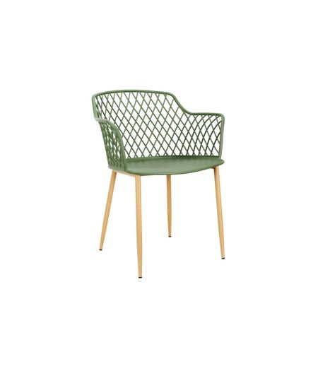 Lot de 4 Fauteuils Design Malaga 80cm Vert