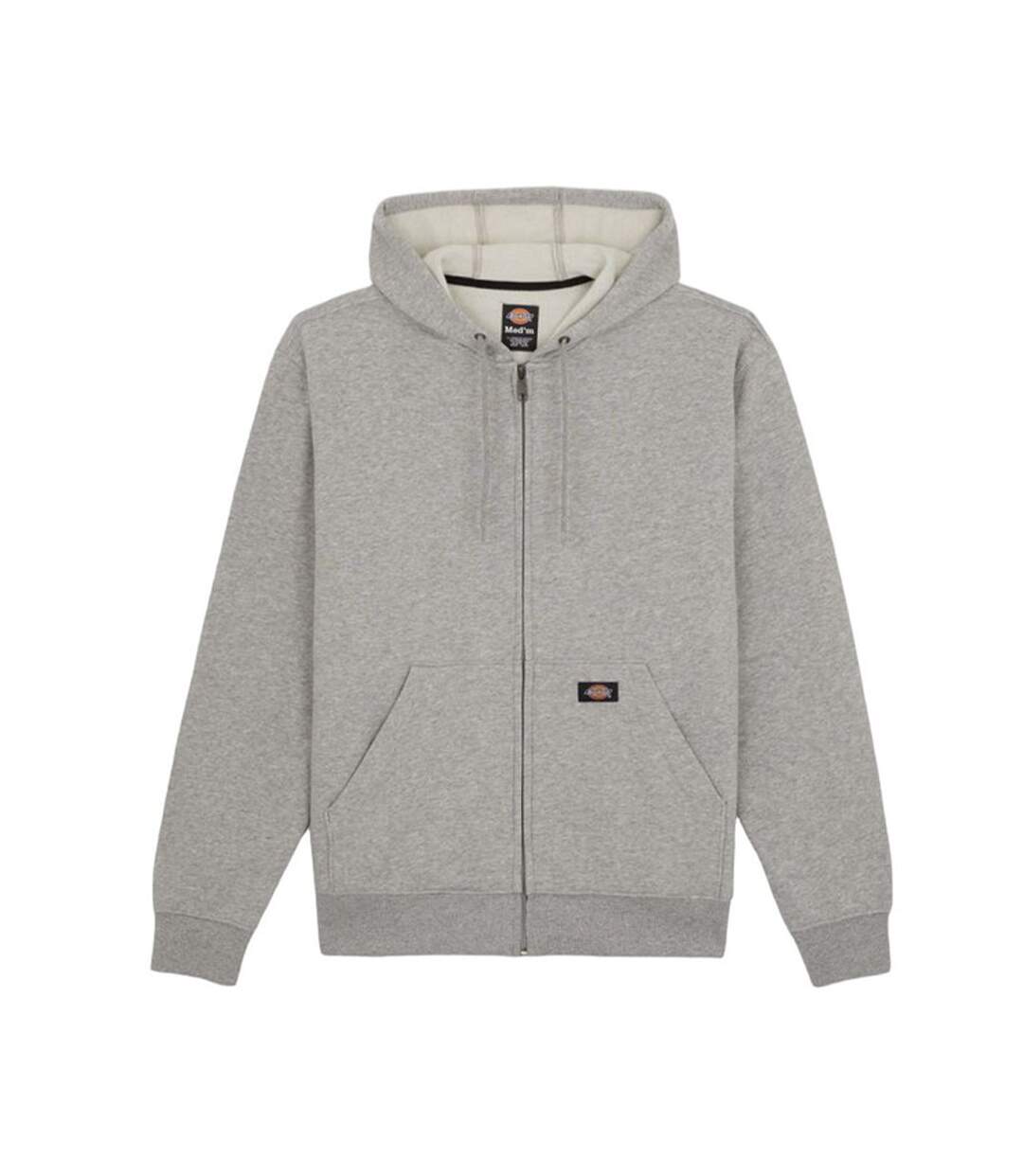 Veste à capuche homme gris chiné Dickies