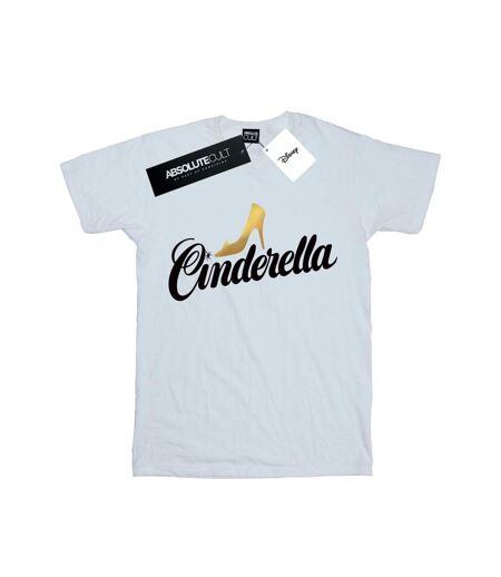 Disney - T-shirt CINDERELLA SHOE LOGO - Femme (Blanc) - UTBI17835