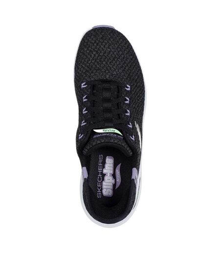 Womens/ladies 2.0 good energy arch fit trainers black Skechers