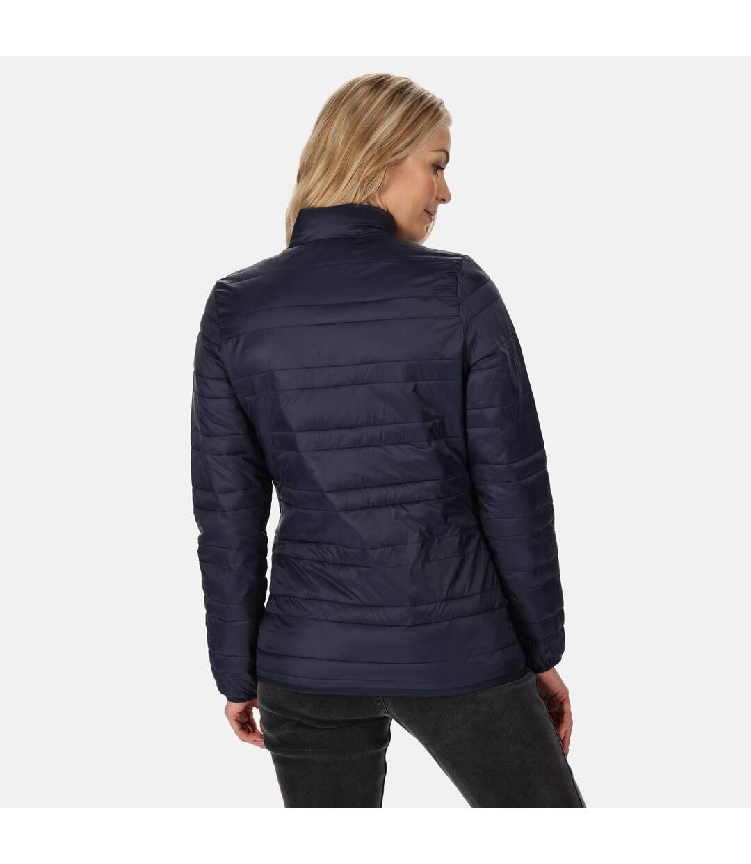 Regatta Womens/Ladies Firedown Baffled Quilted Jacket (Navy/French Blue) - UTRG5070