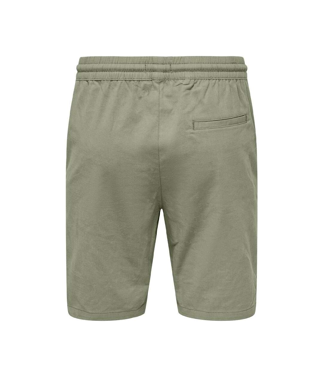 Short kaki homme only & sons capri - l-2