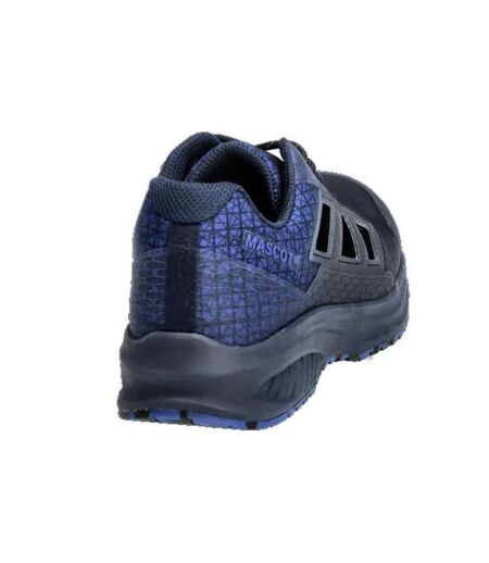Mens Accelerate Safety Sandals Dark Navy Azure Blue Mascot