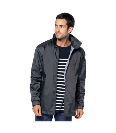 Mens Lined Windbreaker Black Karben