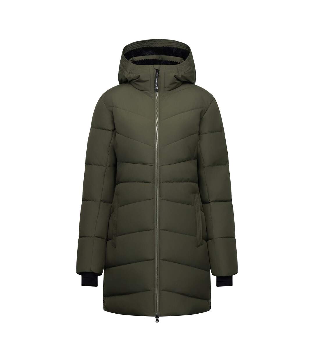 Womens/ladies Slim Padded Jacket Dark Khaki Regatta-2