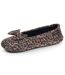 Isotoner Chaussons Ballerines femme suédine, semelle souple, mousse à mémoire forme-1