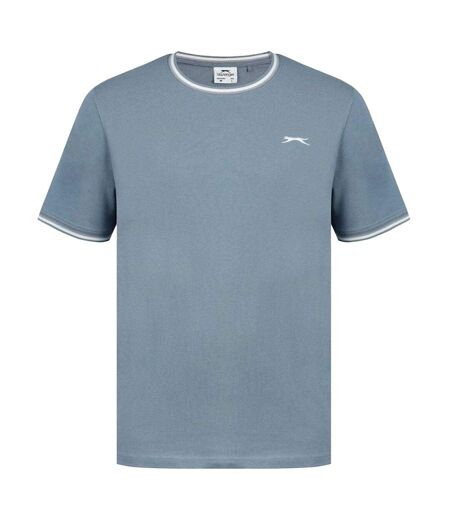 Mens Cotton T-shirt Slate Blue Slazenger