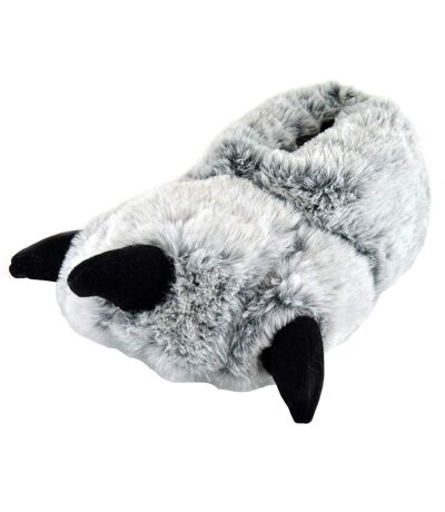 Mens Novelty Claw Slippers (Gray) - UTUT493