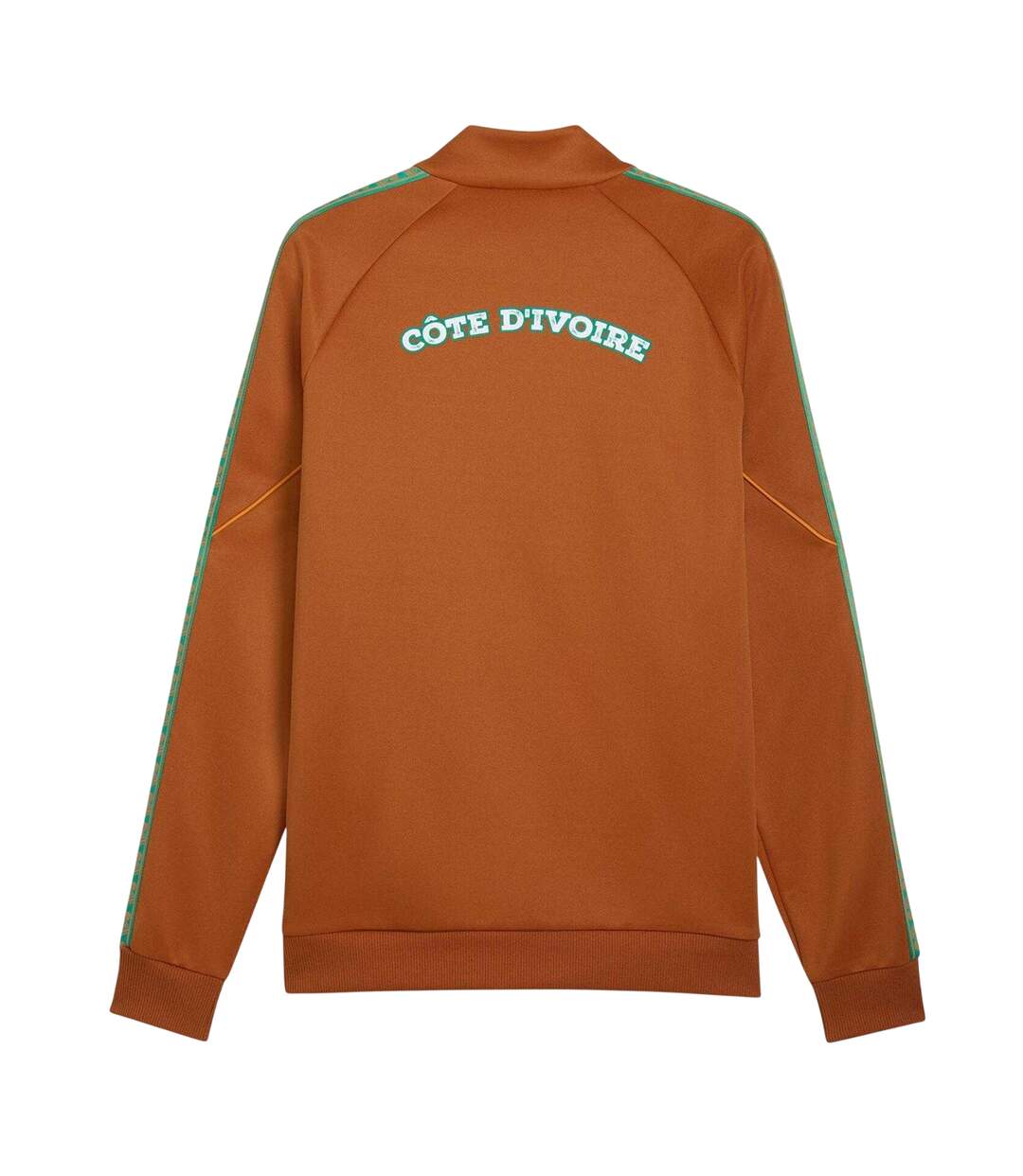 Mens World Cup 2026 Ivory Coast Fc Tracksuit Top Brown White Puma-3