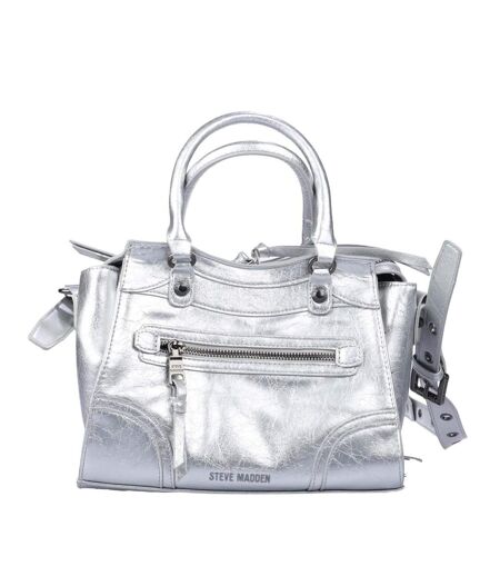 Womens/ladies Bcelia Handbag One Size Silver Steve Madden