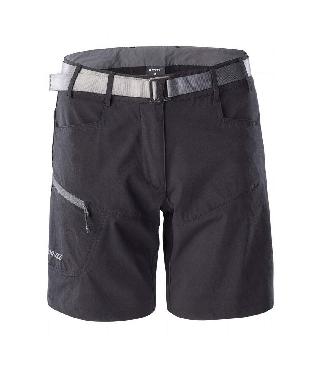 Short Argola Femme Noir Gris Argent Hi-Tec-1