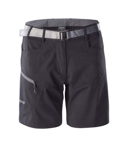 Short Argola Femme Noir Gris Argent Hi-Tec