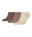 Lot De 3  Chaussettes Sport Motif/style Logo Contrasté Adulte Marron Beige Marron Foncé Puma-3