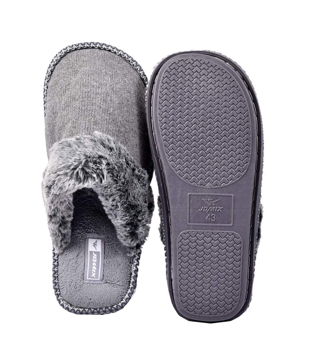 PANTOUFLE Homme PREMIUM MU3682 GRIS