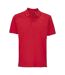 Unisex adult pegase pique polo shirt bright red SOLS