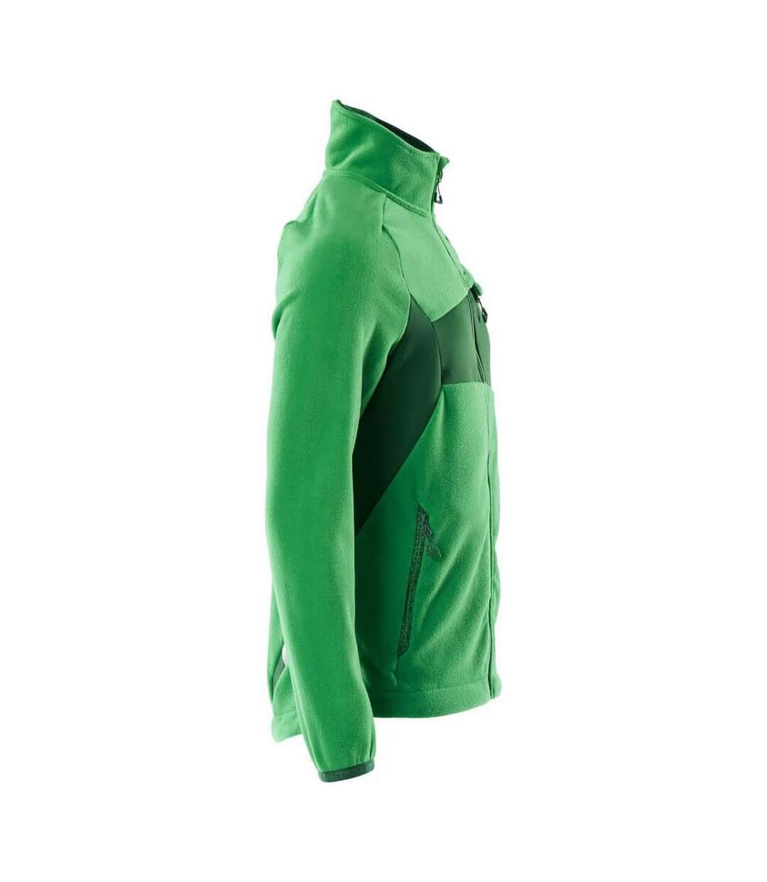 Mens Accelerate Fleece Jacket Grass Green Green Mascot-2