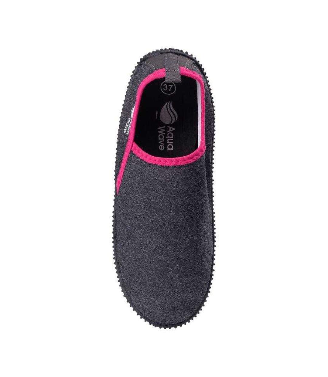 Chaussures Aquatiques Bargi Femme Noir Rose Aquawave-4