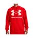 Sweat à capuche rouge homme under armour rival fleece - 4xl-1