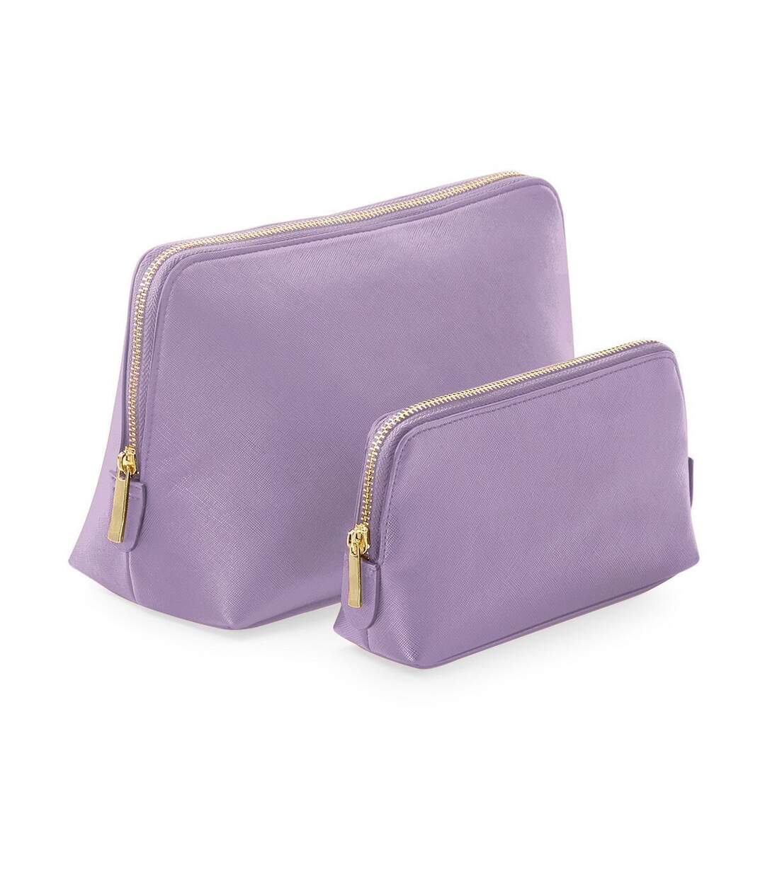 Trousse en similicuir taille L - BG751 - violet lilas