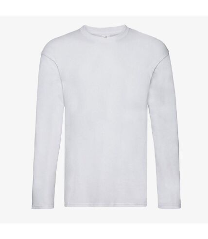 Fruit of the Loom Mens Original Long-Sleeved T-Shirt (White) - UTBC5314