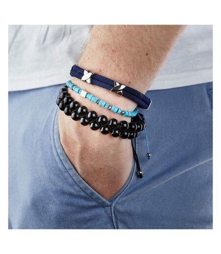Bracelet noir homme geographical norway 315074 - taille unique
