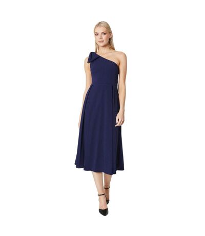 Robe mi-longue occasion femme bleu marine Principles