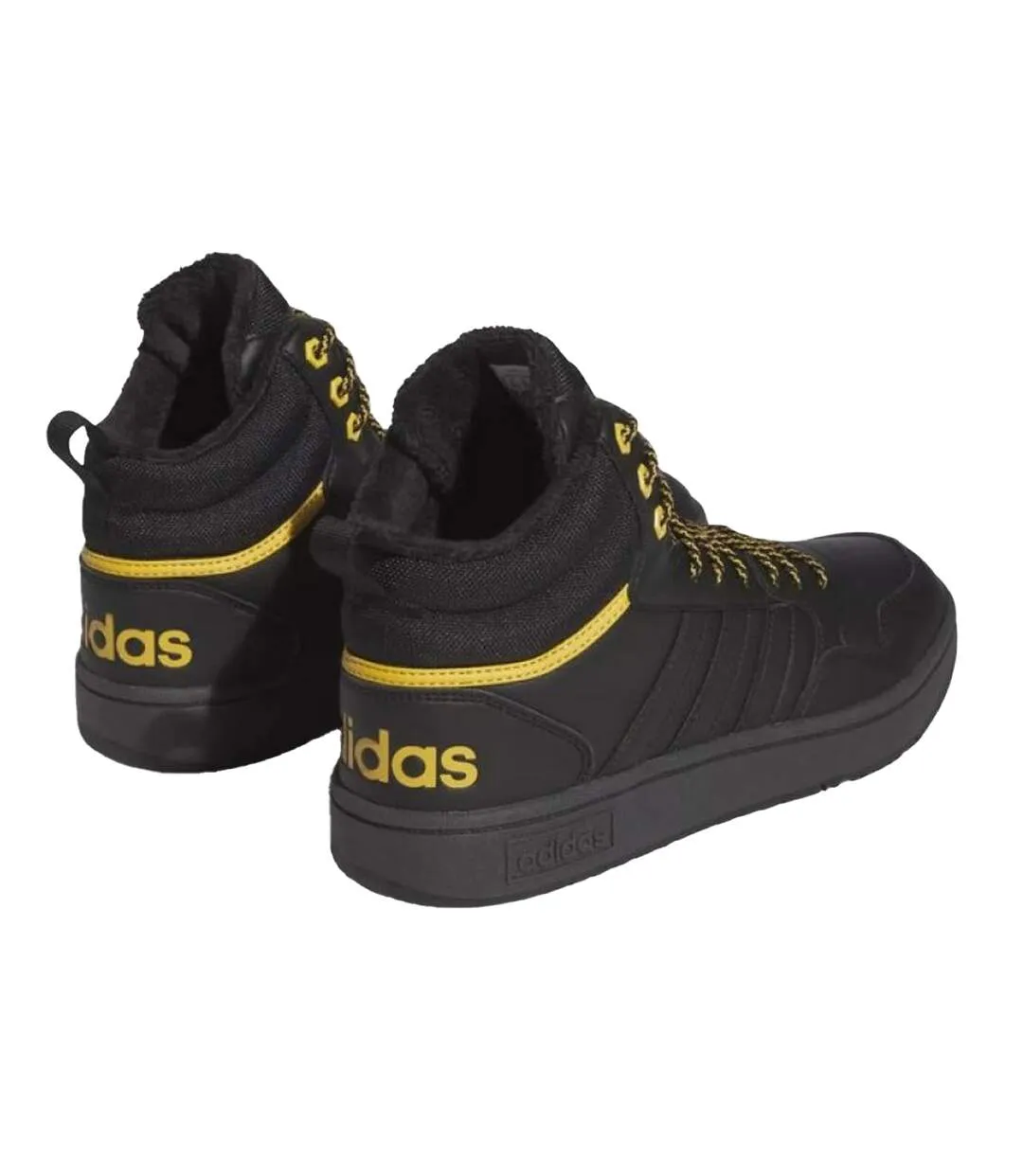 Chaussures De Basket Hiver Hoops 3.0 Homme Noir Adidas-2