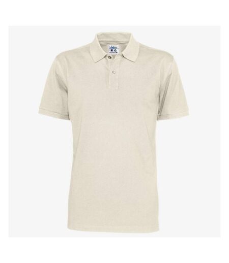 Clique Mens Pique Polo Shirt (Off White)