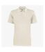 Mens pique polo shirt off white Clique