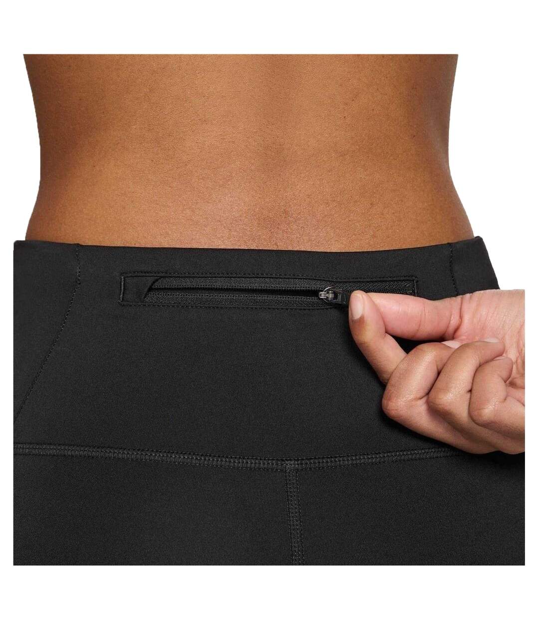 Collants De Course T Flash Femme Noir Argenté Nike-3