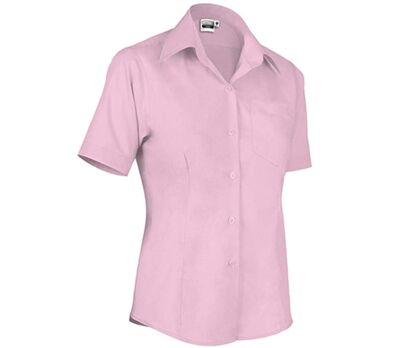 Chemise manches courtes - Femme - STAR MC - rose pastel